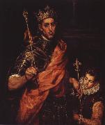 El Greco ludvig den helige av frankrike Germany oil painting artist